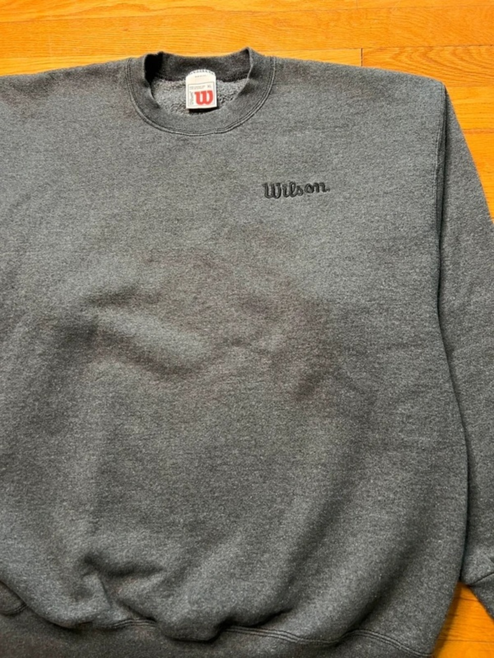 Wilson Men's Dark Gray Crewneck Sweatshirt - Picture 3 of 5